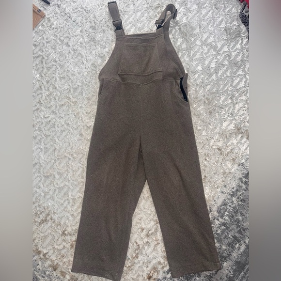 Early Winters Pants - Vintage early winters Taupe bib overalls woman’s size medium